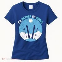 Winter Sport Skiing Lover Ski Instructor Funny Skier Ski Gift Women's T-Shirt thumb 0