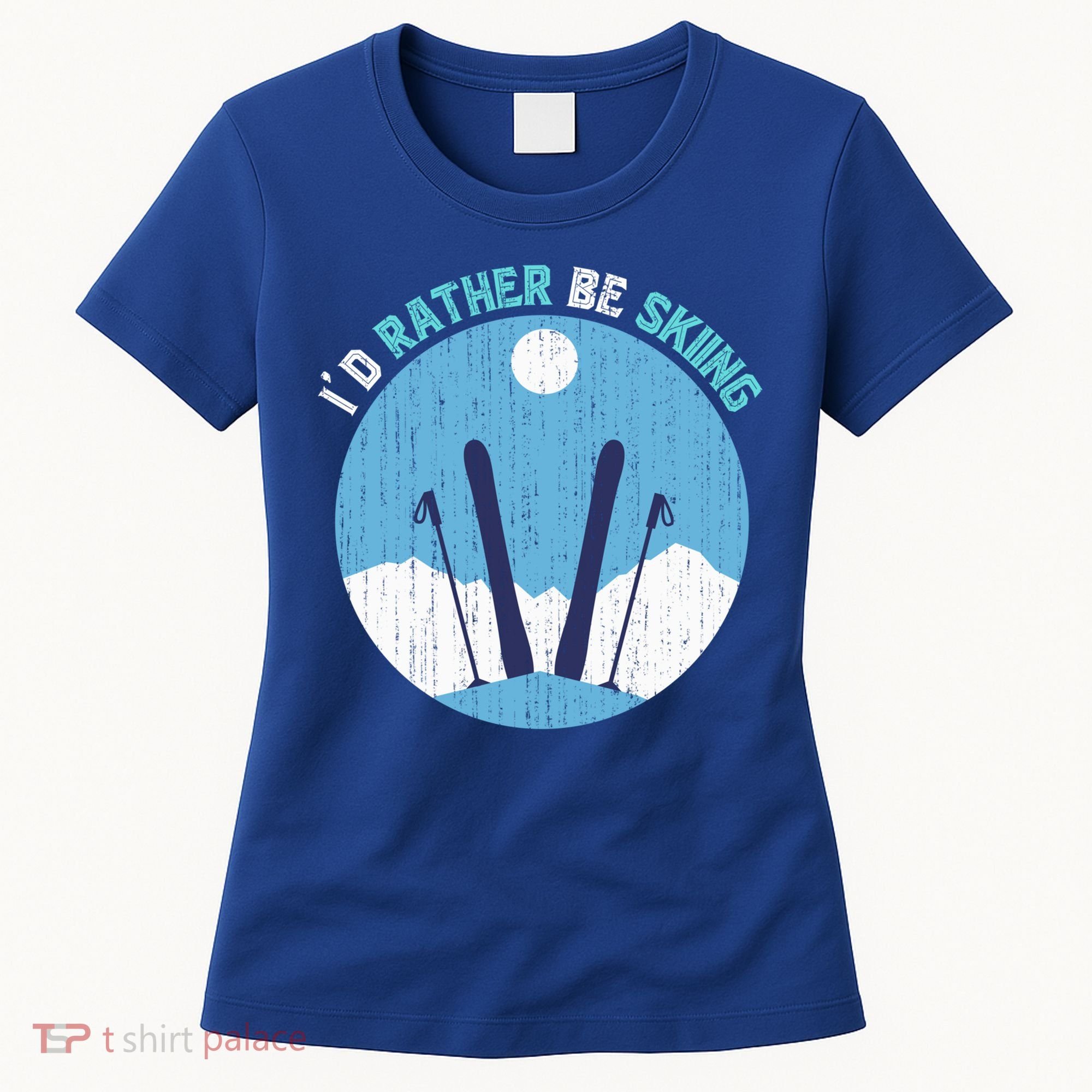 Winter Sport Skiing Lover Ski Instructor Funny Skier Ski Gift Women's T-Shirt