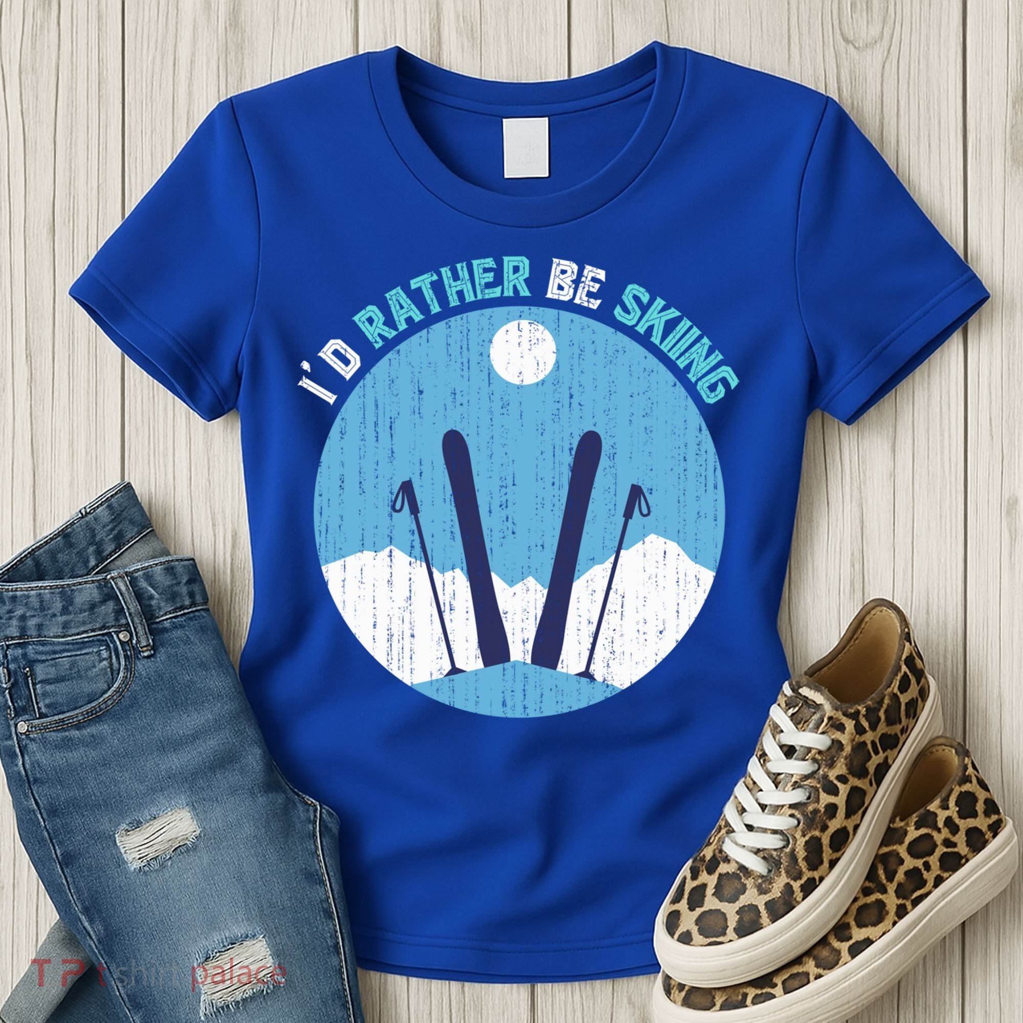 Winter Sport Skiing Lover Ski Instructor Funny Skier Ski Gift Women's T-Shirt
