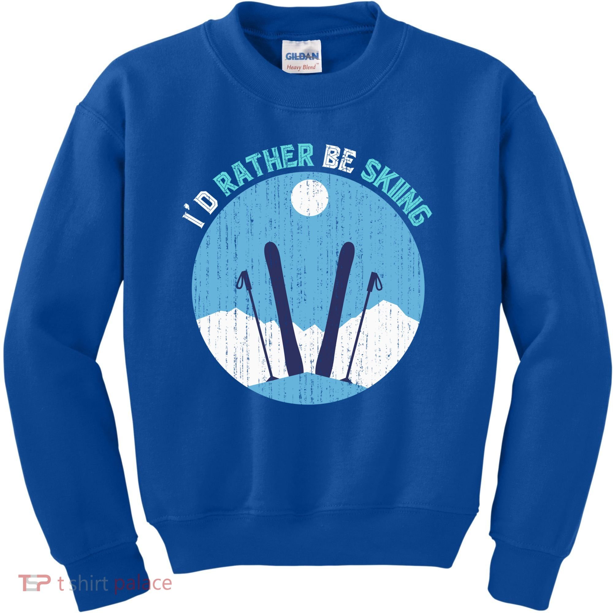 Winter Sport Skiing Lover Ski Instructor Funny Skier Ski Gift Kids Sweatshirt