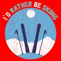 Winter Sport Skiing Lover Ski Instructor Funny Skier Ski Gift Santa Hat thumb 1