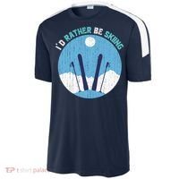 Winter Sport Skiing Lover Ski Instructor Funny Skier Ski Gift Sport-Tek Competitor United Soccer Jersey thumb 2