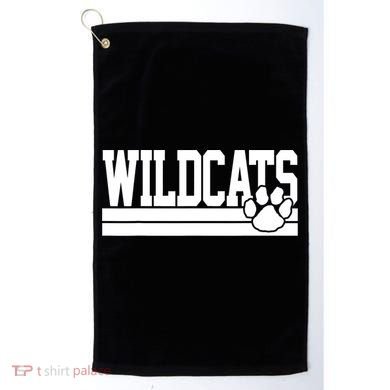 Wildcats School Spirit Golf Towel