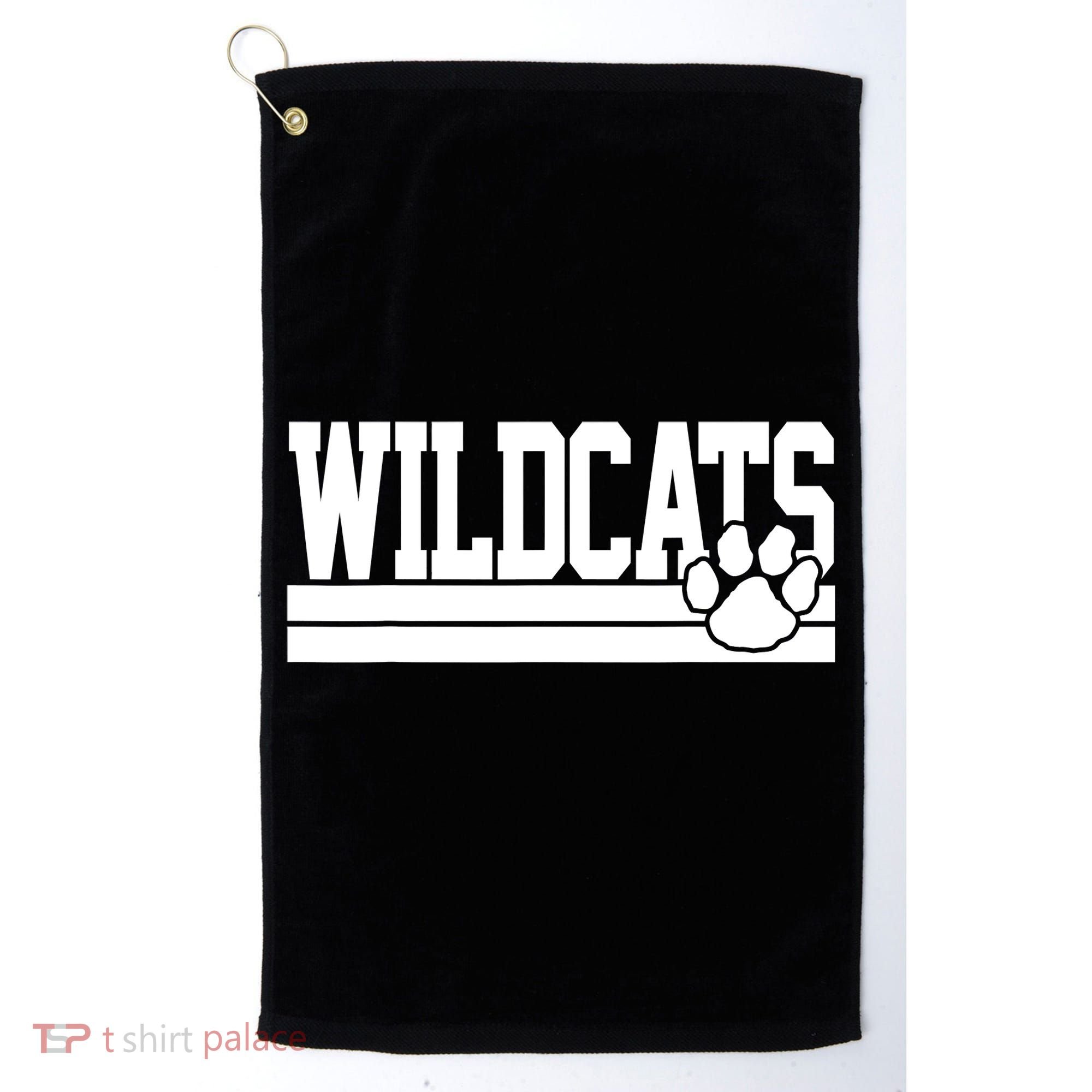 Wildcats School Spirit Golf Towel