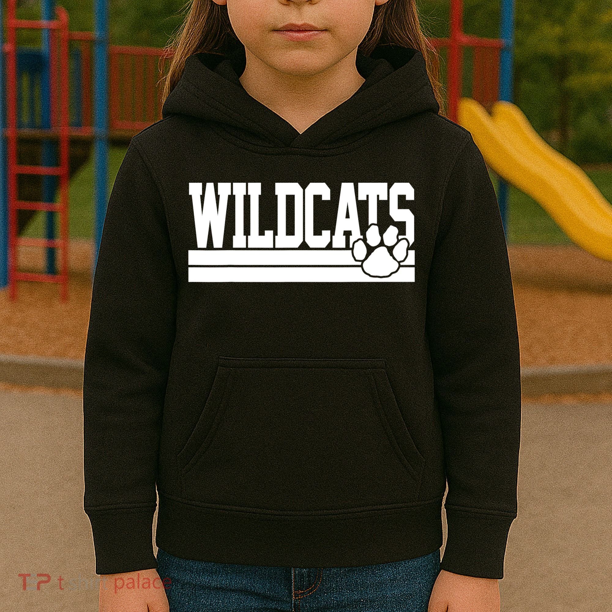 Wildcats School Spirit Kids Hoodie