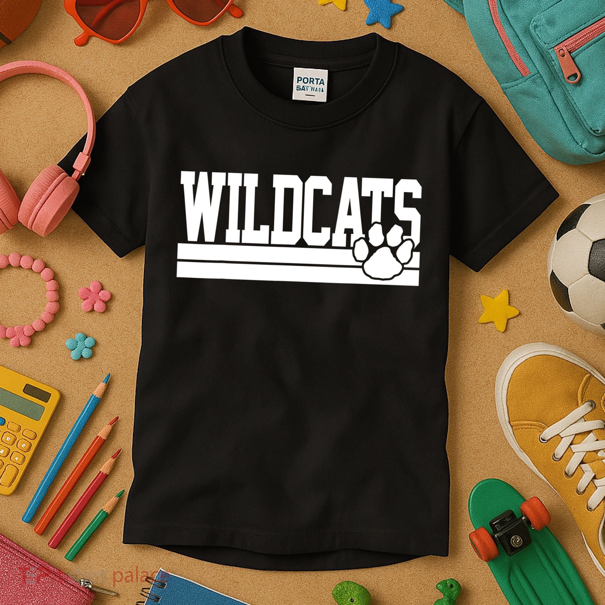 Wildcats School Spirit Kids T-Shirt