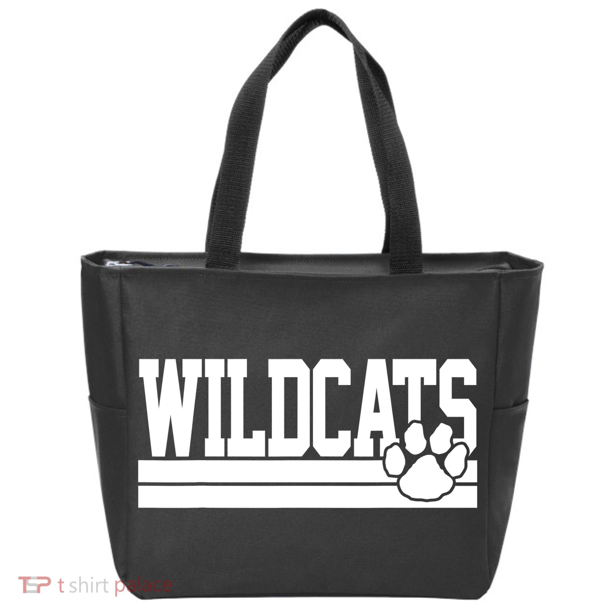 Wildcats School Spirit Tote Bag