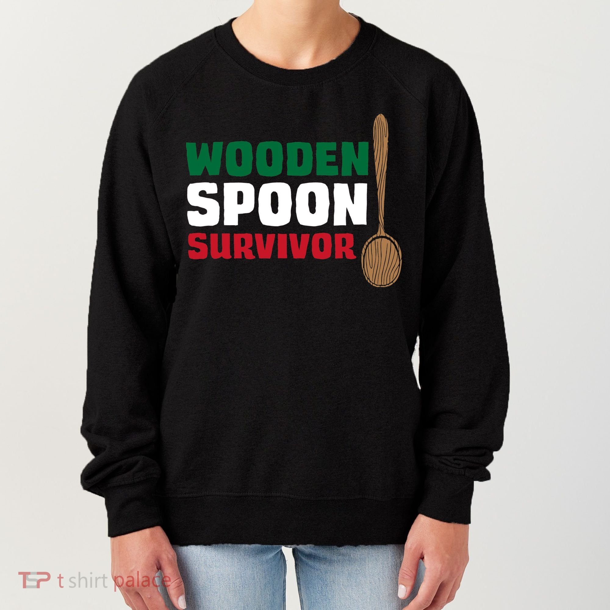 Wooden Spoon Survivor Italian Flag Women's Sweatshirt