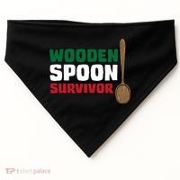 Wooden Spoon Survivor Italian Flag USA-Made Doggie Bandana thumb 0