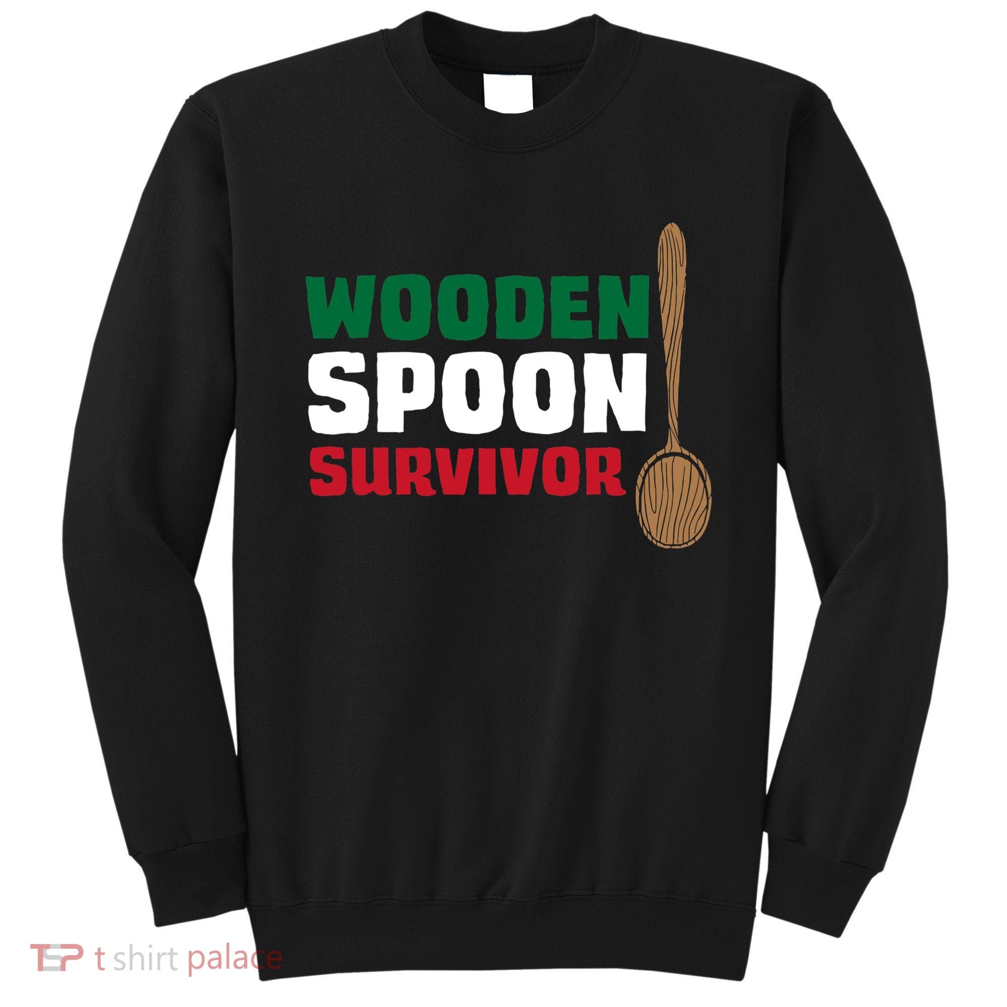 Wooden Spoon Survivor Italian Flag Sweatshirt
