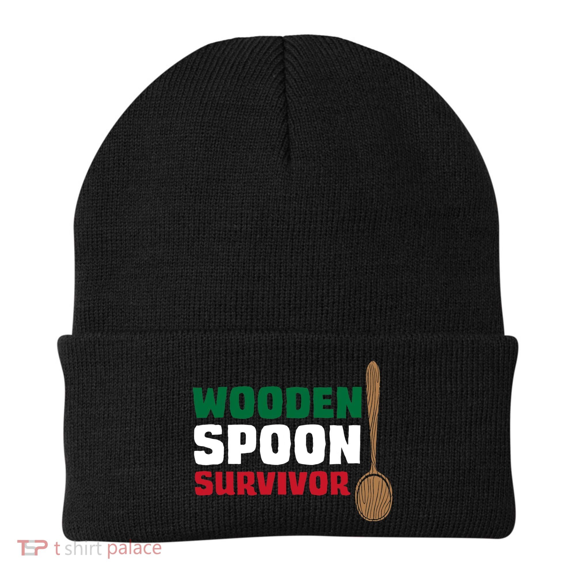 Wooden Spoon Survivor Italian Flag Beanie