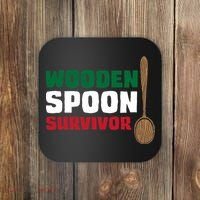 Wooden Spoon Survivor Italian Flag Coaster thumb 0