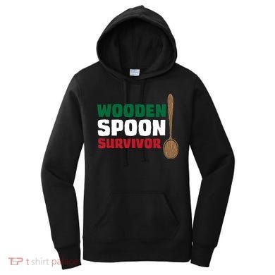 Wooden Spoon Survivor Italian Flag Women's Hoodie