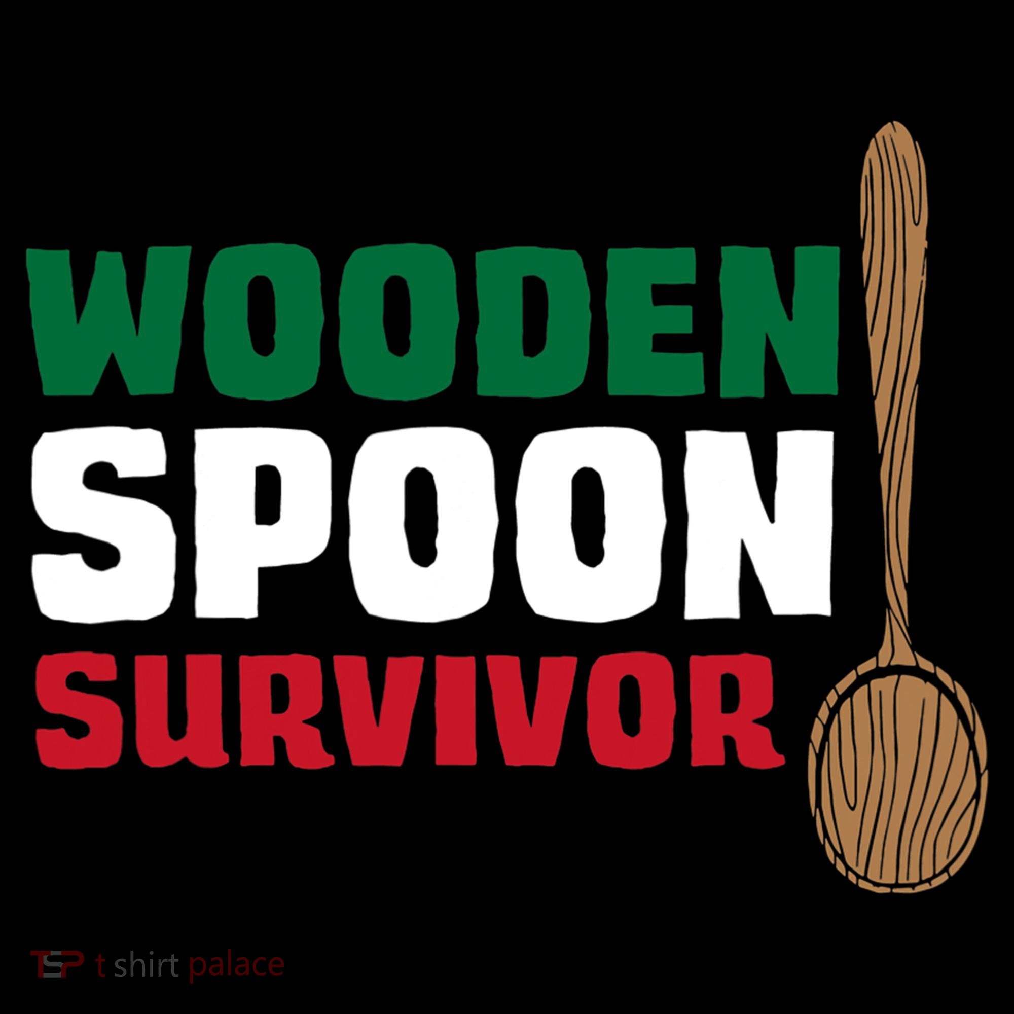 Wooden Spoon Survivor Italian Flag Women's Hoodie