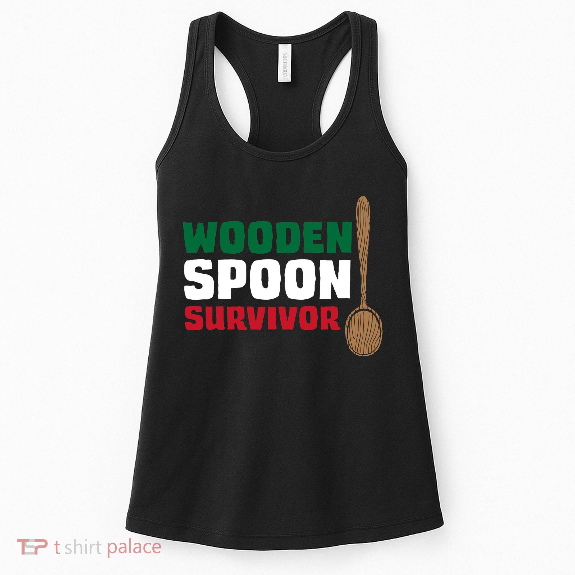 Wooden Spoon Survivor Italian Flag Women's Tank Top