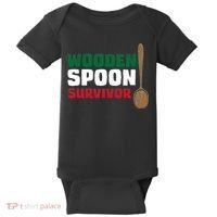 Wooden Spoon Survivor Italian Flag Baby Bodysuit thumb 0