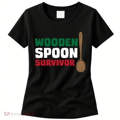 Wooden Spoon Survivor Italian Flag Women's T-Shirt