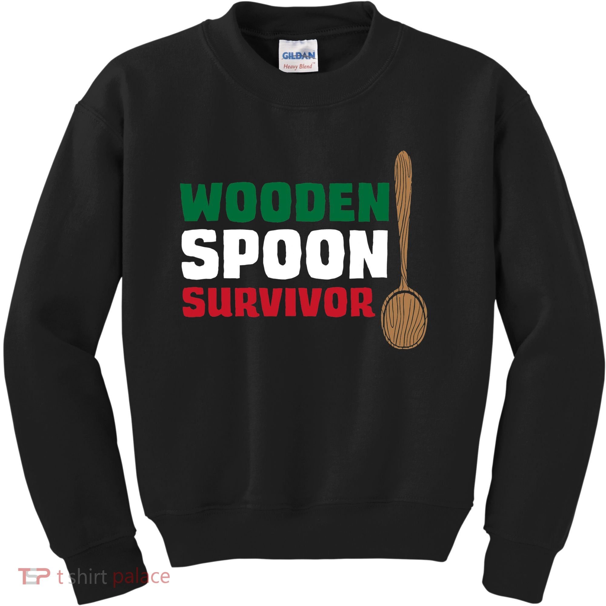 Wooden Spoon Survivor Italian Flag Kids Sweatshirt