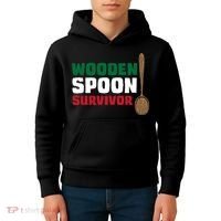Wooden Spoon Survivor Italian Flag Kids Hoodie thumb 4