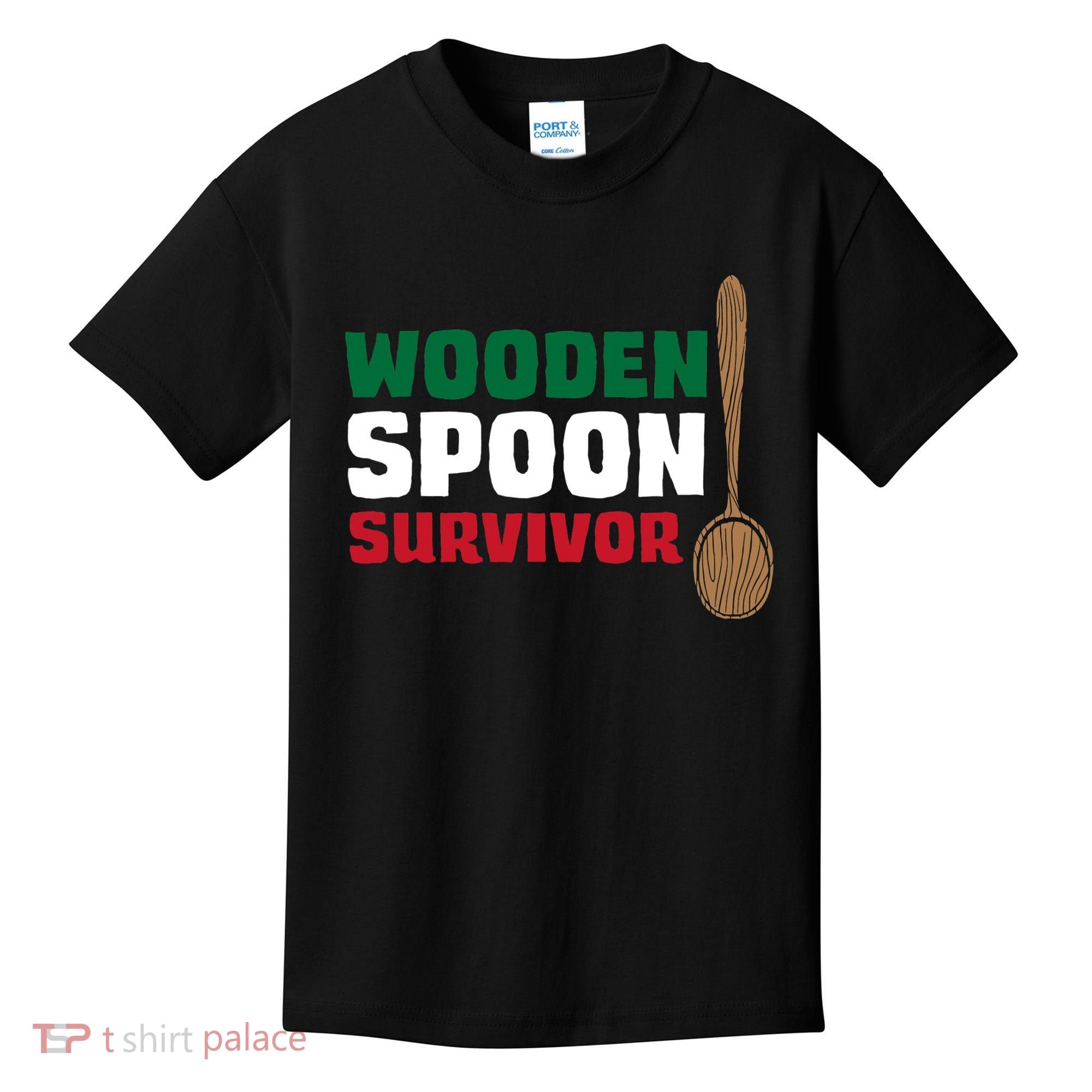 Wooden Spoon Survivor Italian Flag Kids T-Shirt