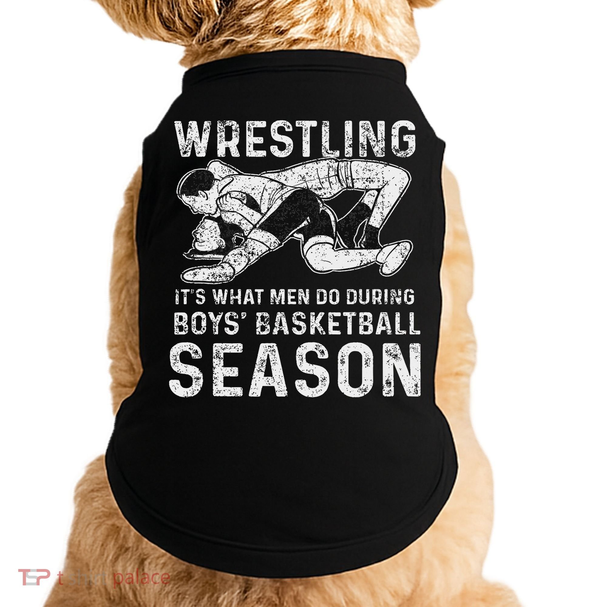 Wrestler Shop 's Wrestling, Black, Doggie Tank