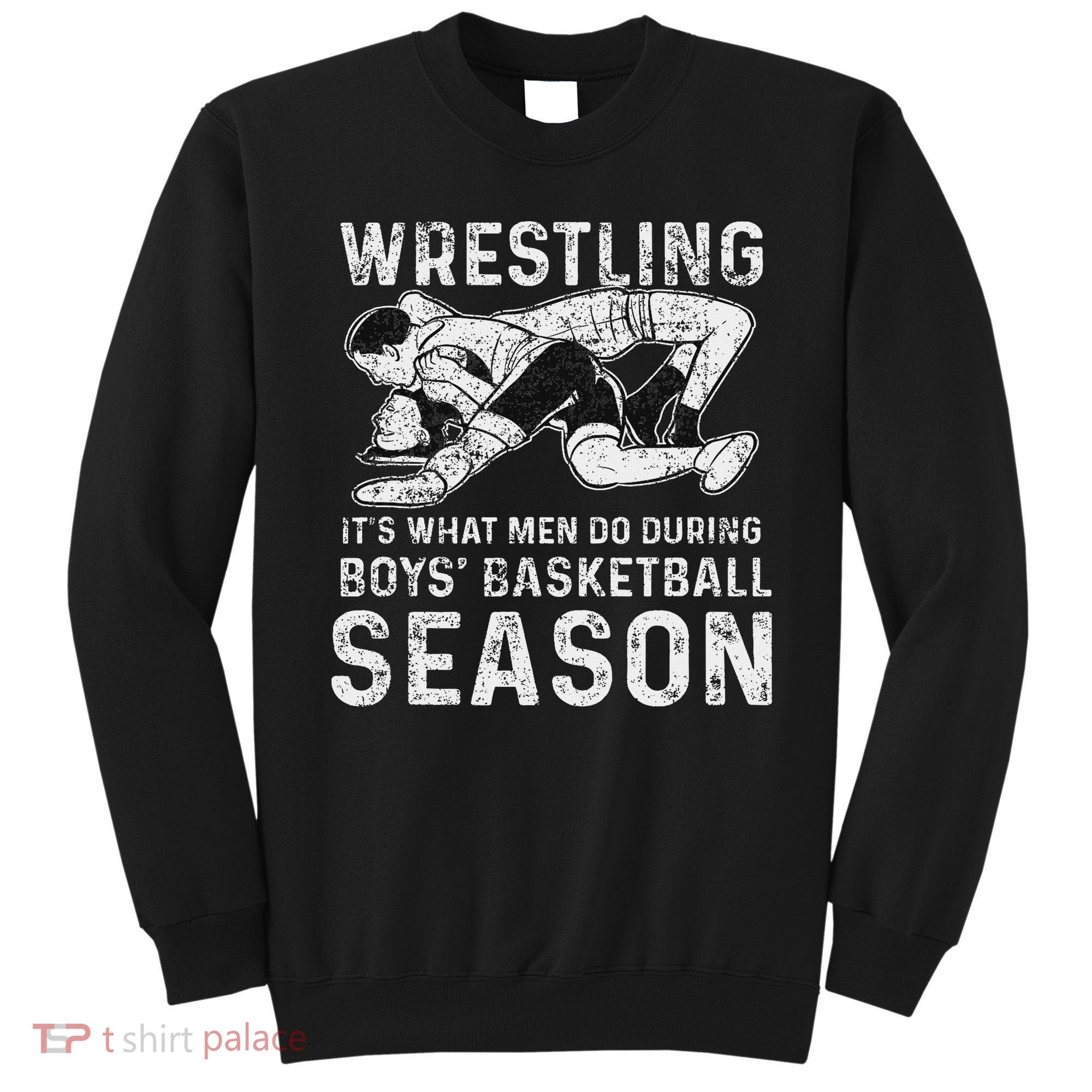 Wrestler Shop 's Wrestling, Black, Sweatshirt