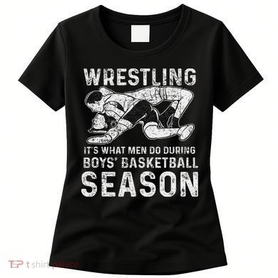Wrestler Shop 's Wrestling, Black, Women's T-Shirt
