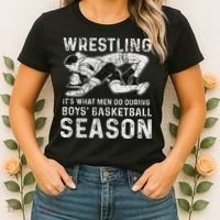 Wrestler Shop 's Wrestling, Black, Women's T-Shirt thumb 2