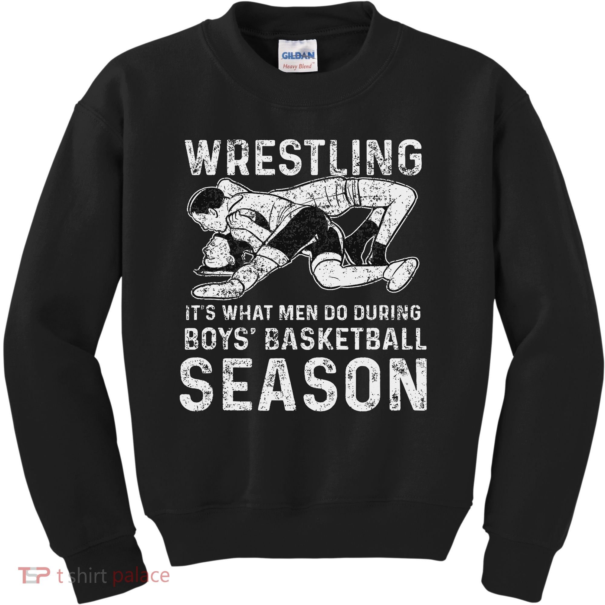 Wrestler Shop 's Wrestling, Black, Kids Sweatshirt