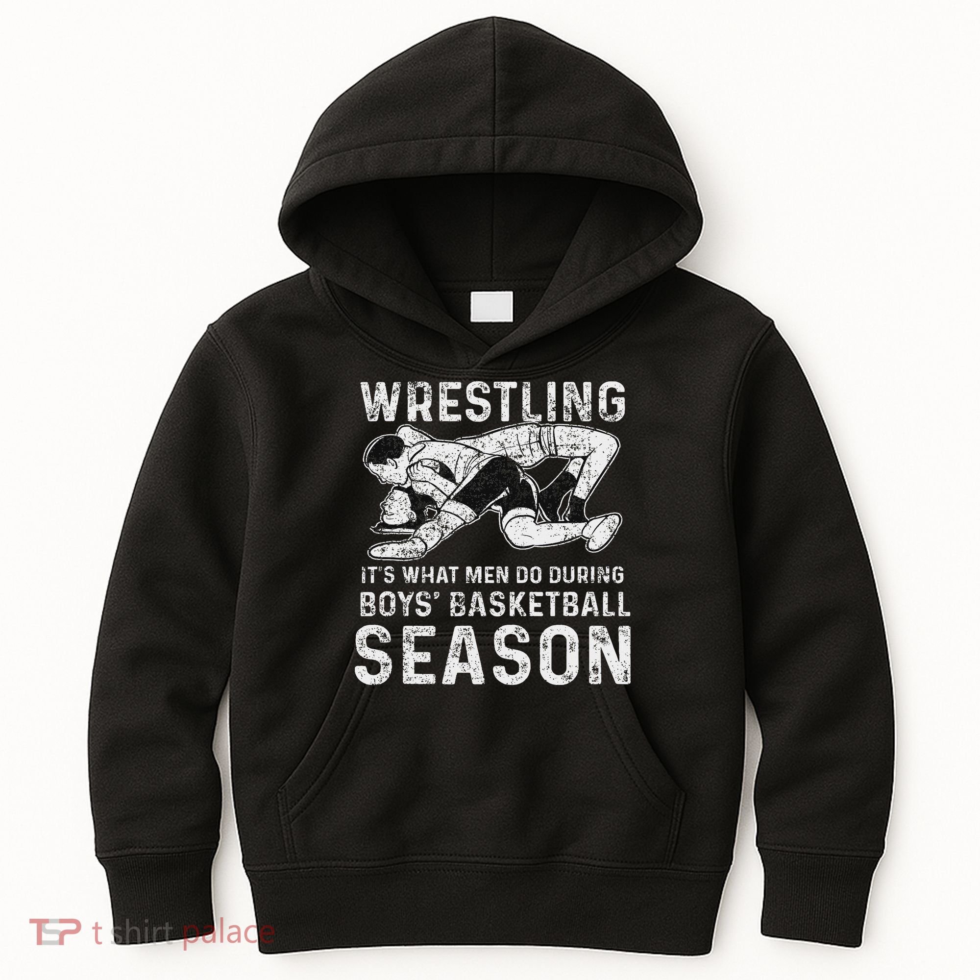 Wrestler Shop 's Wrestling, Black, Kids Hoodie