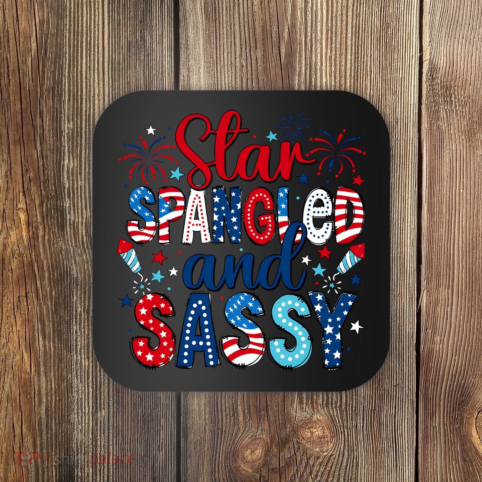 Western Star Spangled And Sassy Coaster