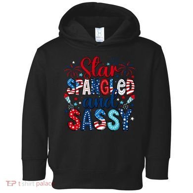 Western Star Spangled And Sassy Toddler Hoodie