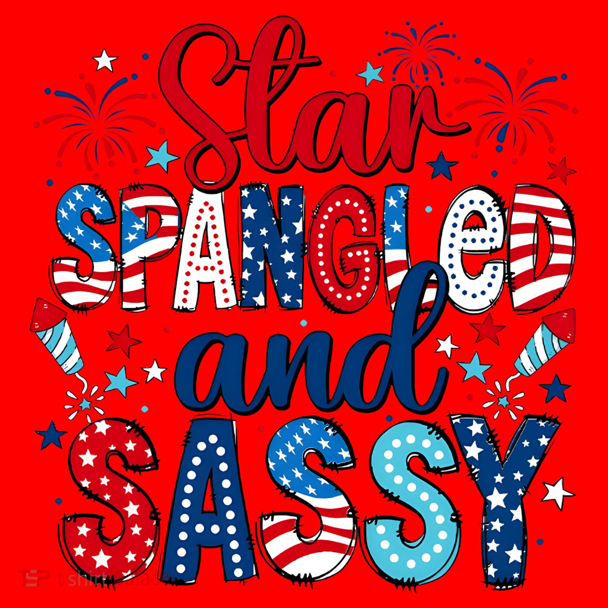 Western Star Spangled And Sassy Santa Hat