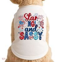 Western Star Spangled And Sassy Doggie Tank thumb 0