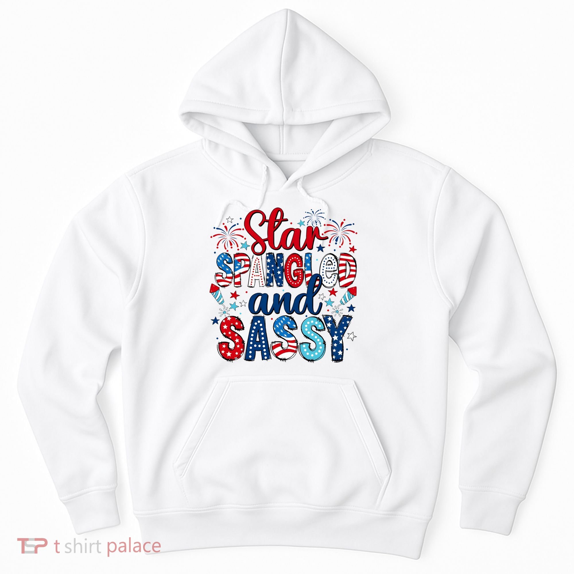Western Star Spangled And Sassy Hoodie