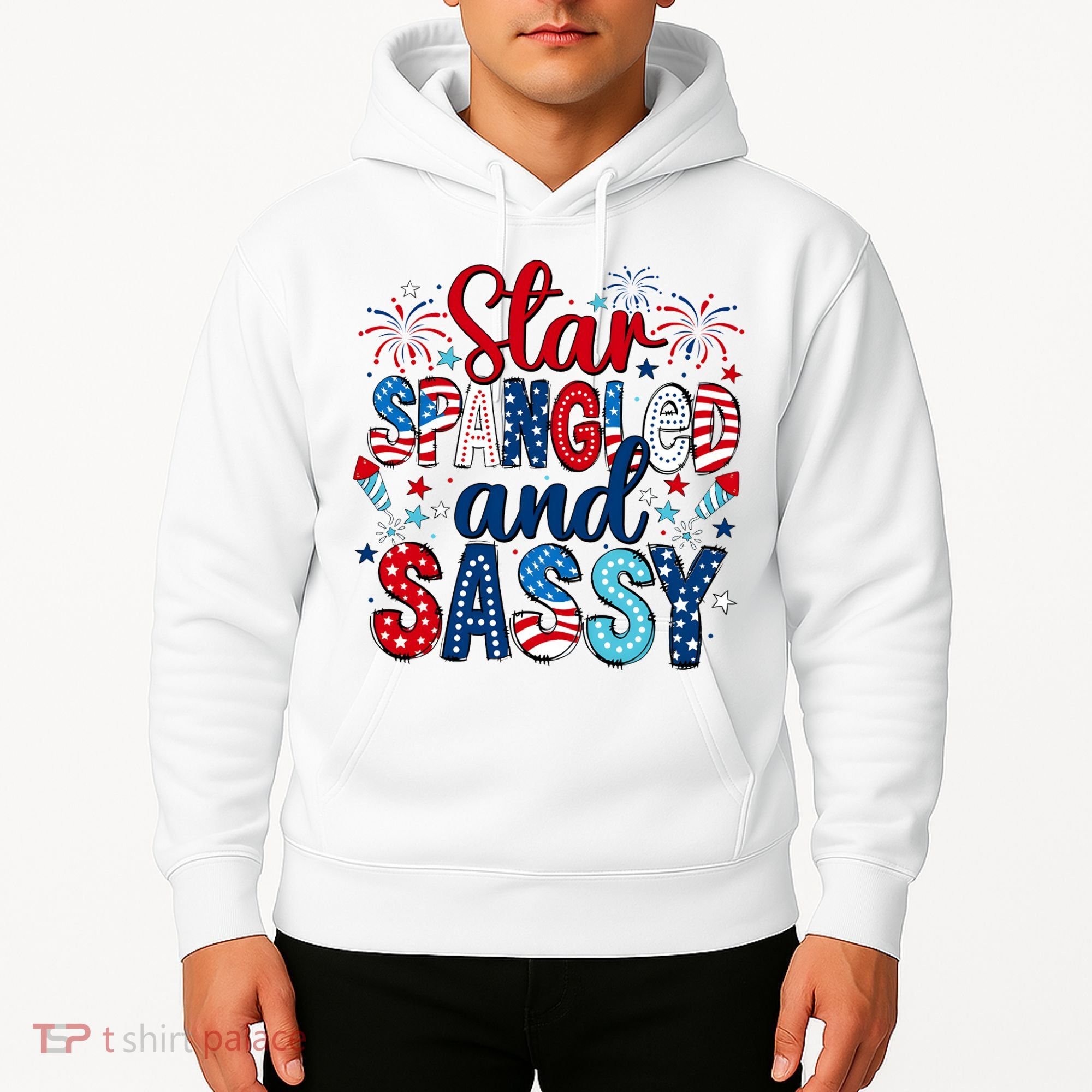 Western Star Spangled And Sassy Hoodie