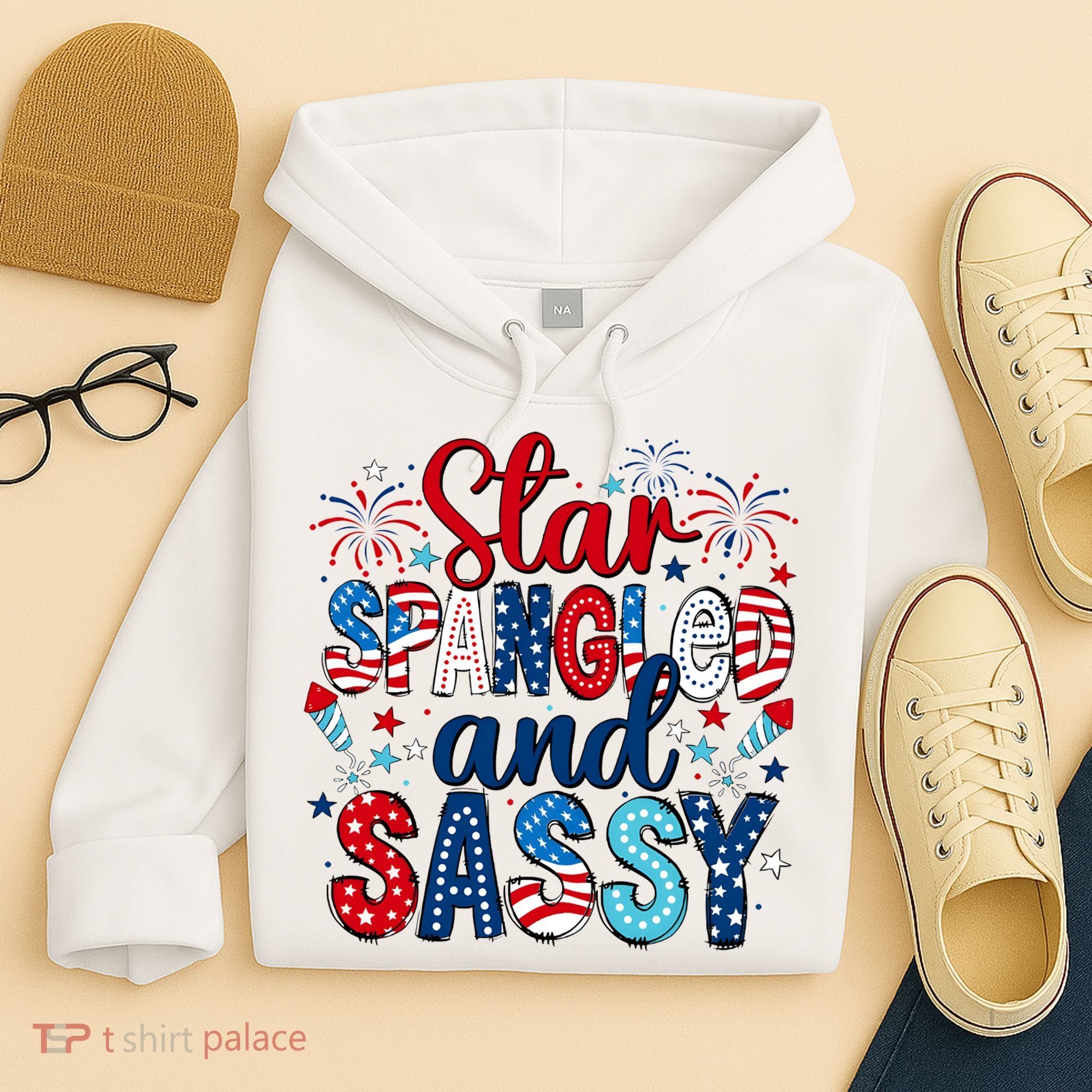 Western Star Spangled And Sassy Hoodie