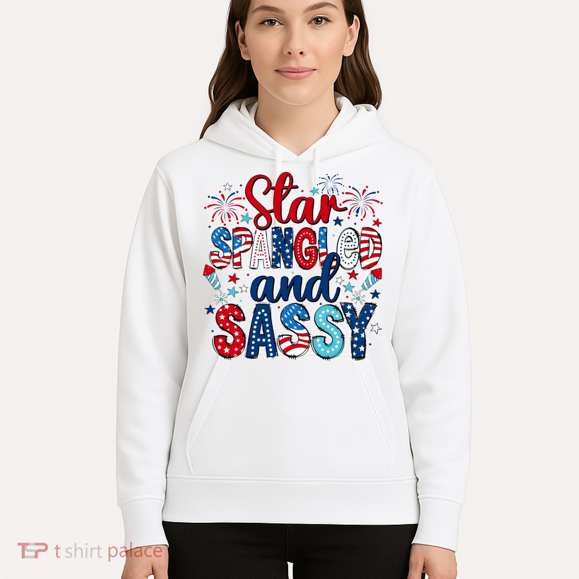 Western Star Spangled And Sassy Hoodie