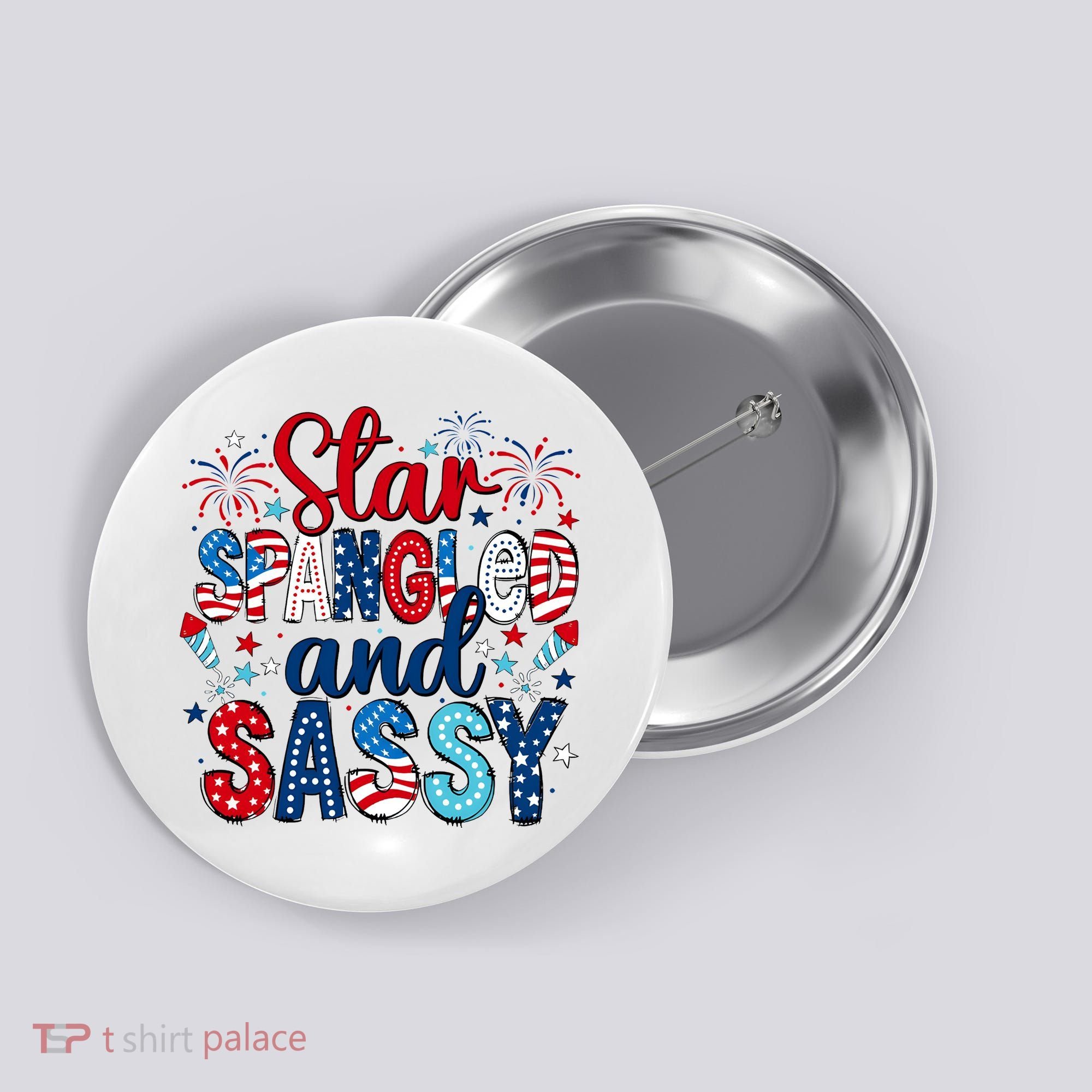 Western Star Spangled And Sassy Button