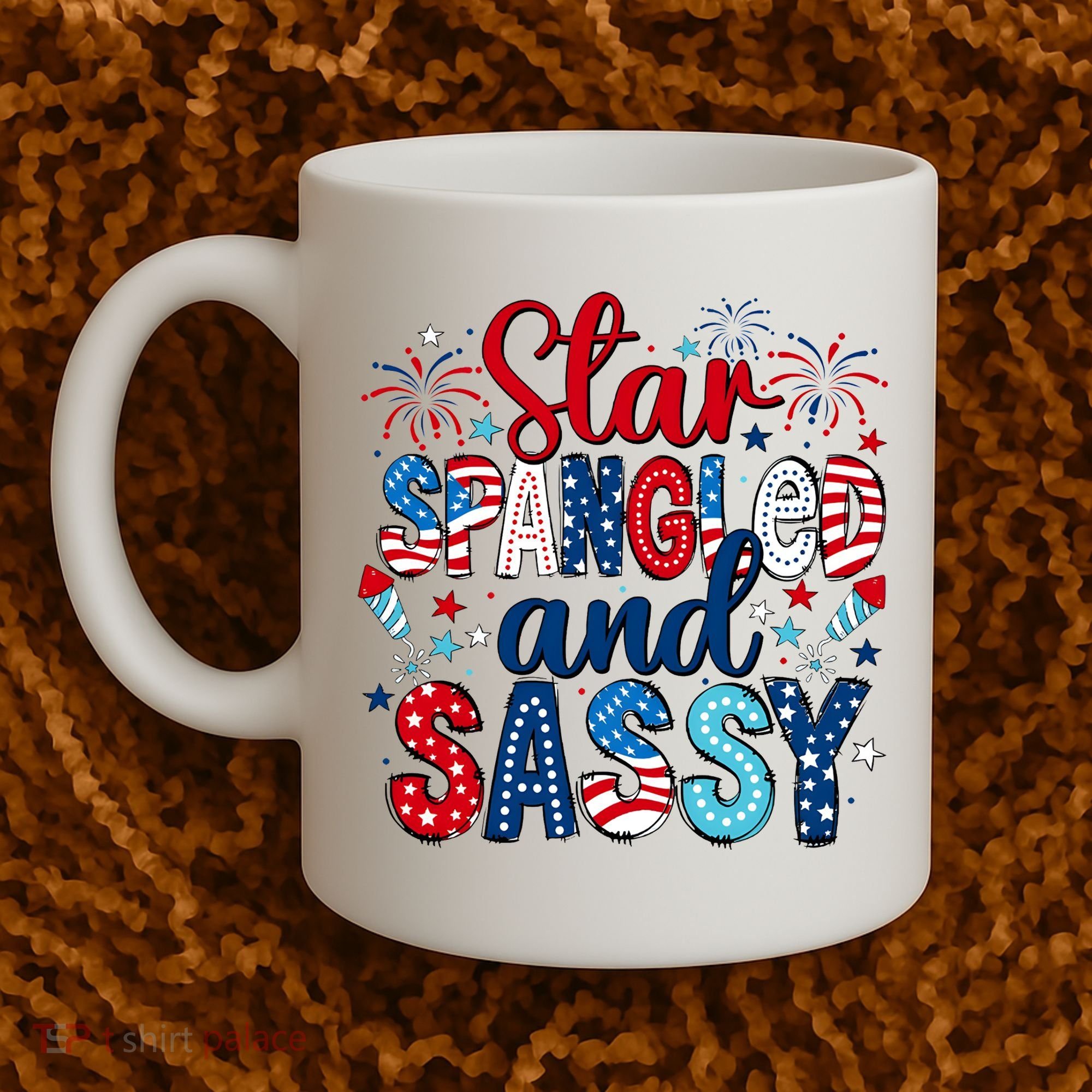 Western Star Spangled And Sassy Coffee Mug