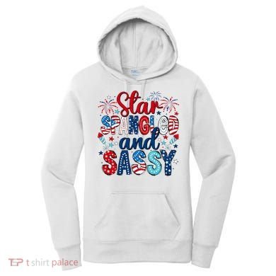 Western Star Spangled And Sassy Women's Hoodie