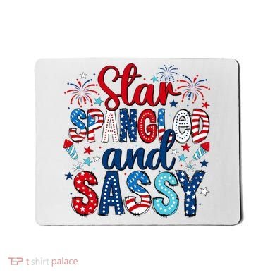 Western Star Spangled And Sassy Mousepad