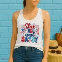 Western Star Spangled And Sassy Women's Tank Top thumb 2