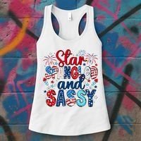 Western Star Spangled And Sassy Women's Tank Top thumb 3