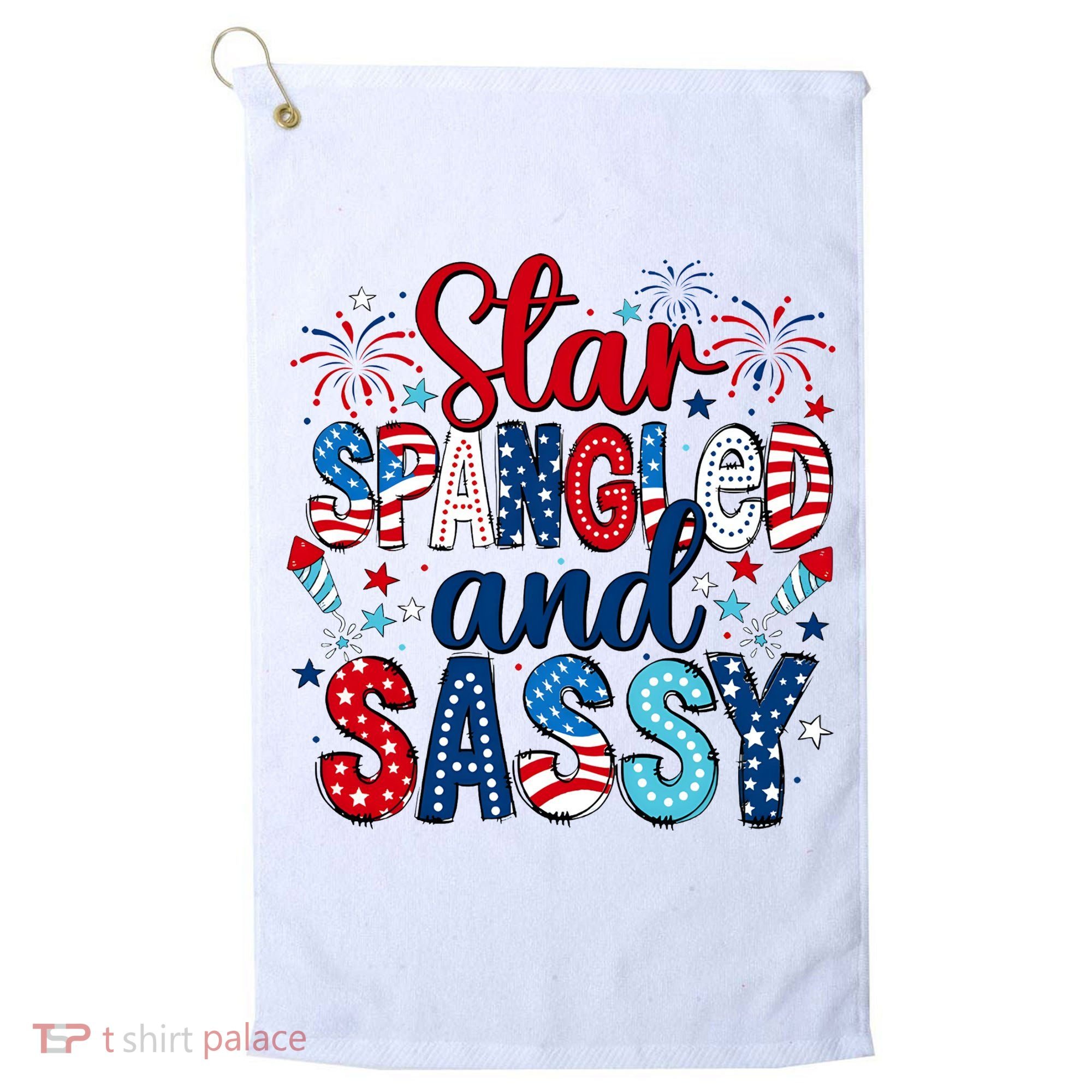 Western Star Spangled And Sassy Golf Towel