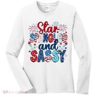 Western Star Spangled And Sassy Women's Long Sleeve Shirt thumb 0