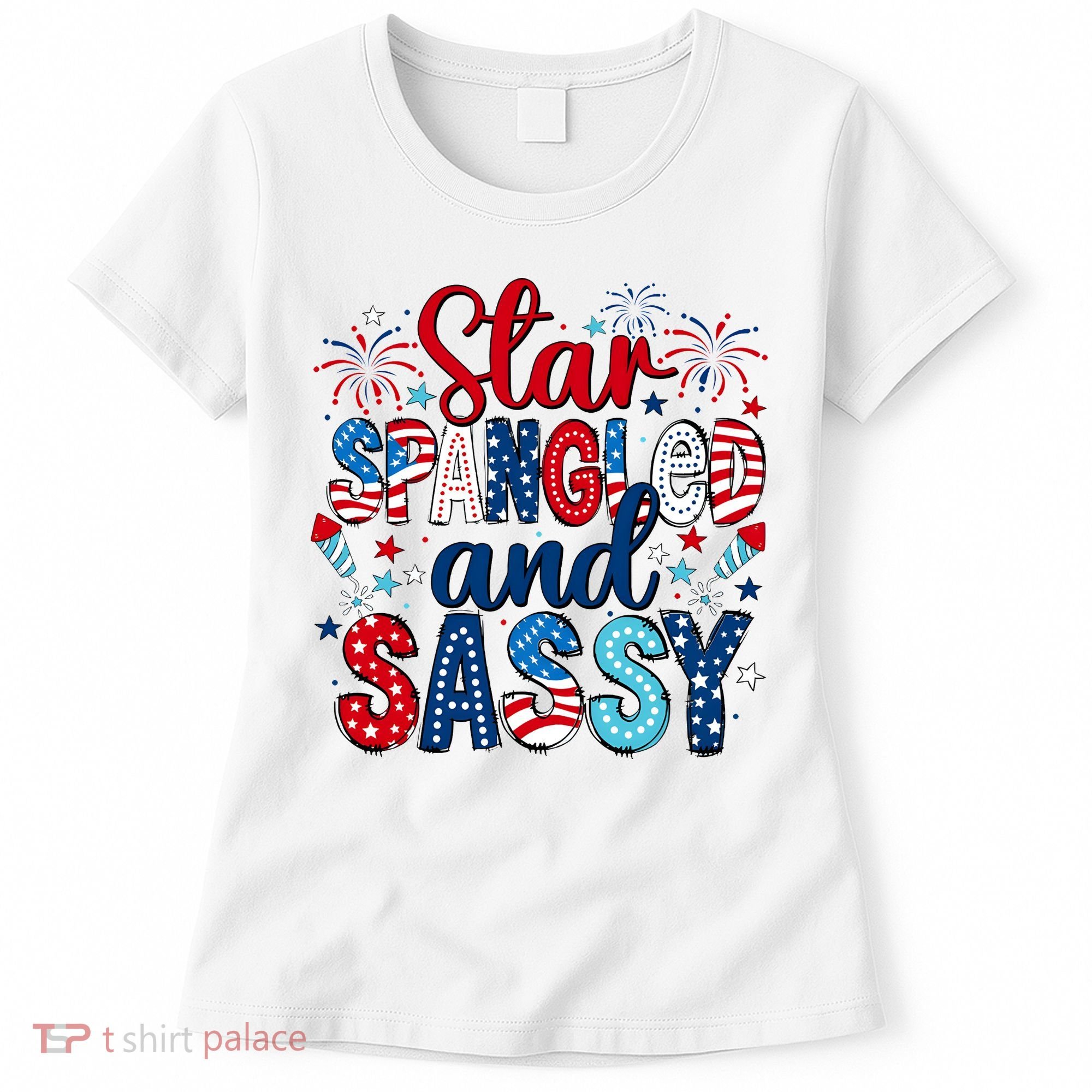 Western Star Spangled And Sassy Women's T-Shirt