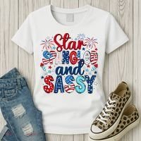 Western Star Spangled And Sassy Women's T-Shirt thumb 3