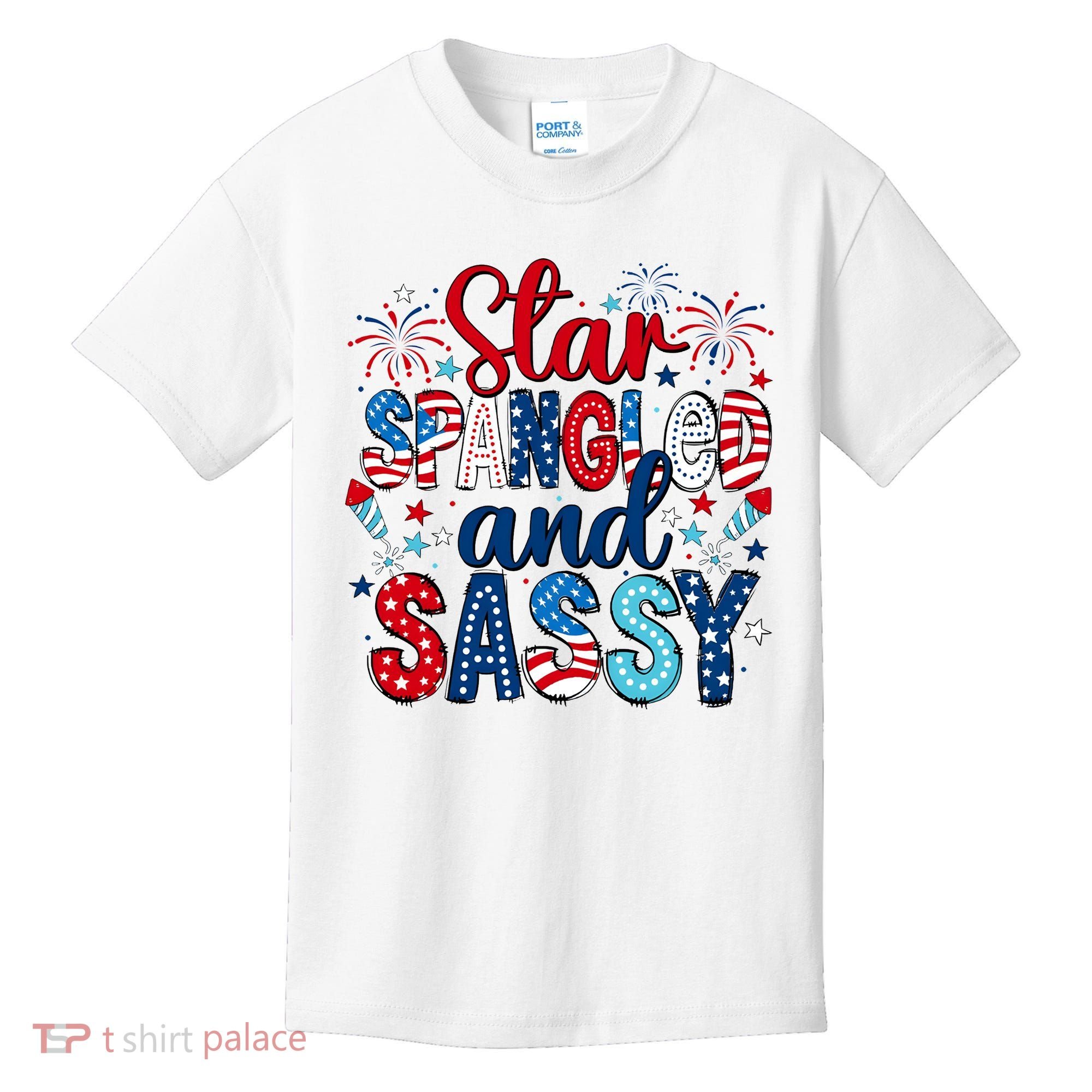 Western Star Spangled And Sassy Kids T-Shirt