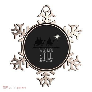 Wise Still Seek Him Christian Christmas Jesus Design Ornament